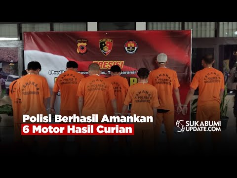 Polisi Berhasil Amankan 6 Motor Hasil Curian