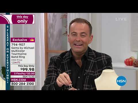 HSN | Gem Event Finale with Adam - Gems by Michael Valitutti 08.23.2022 - 09 PM