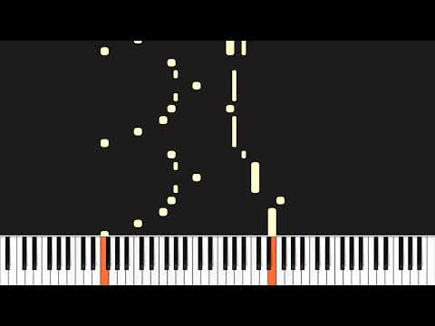 Tigran Mansurian-Ktor Me Yerkinq-A Piece of Sky-Կտոր մը երկինք -Piano Synthesia - Tutorial