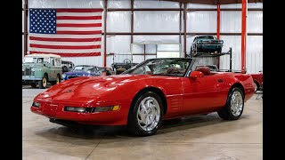 1992 Chevy Corvette For Sale - Walk Around Video (34K Miles)