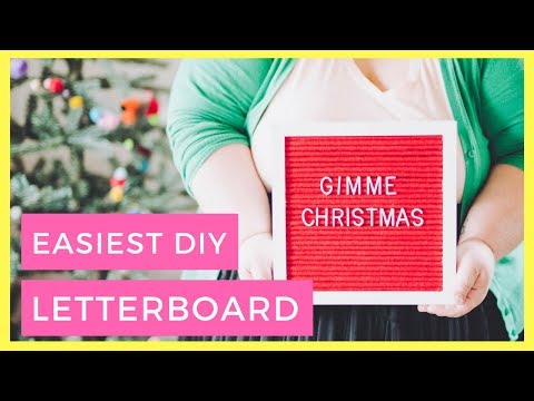 Easiest Diy Letterboard Tutorial