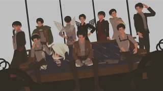 【進撃のMMD】兵長で脳漿炸裂ガール【(눈_눈)】【Attack on Titan MMD】