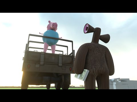 Siren Head saw Peppa Pig's little brother shipped