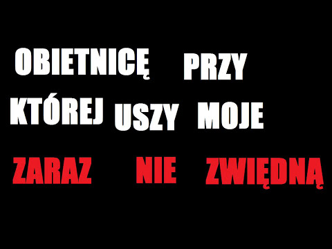 MICHU - chociaż jedną (wideotekst)