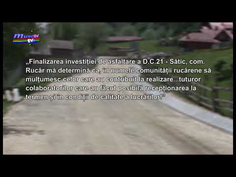 jurnal Muscel TV 27 08 2020 lucrari satic finalizate   razvan grigore