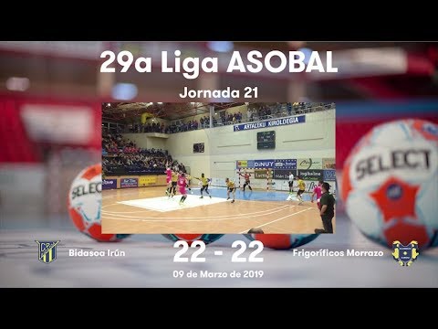 LIGA ASOBAL J21: Bidaosa Irún - Frigoríficos Morrazo 22-22