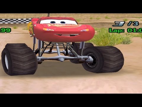 Disney Pixar Cars The Game Lightning Monster Car Gameplay HD