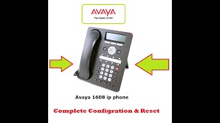 Complete Factory Reset Avaya Ip Phone 1608 i | 1600 series | Clear Configuration | IT TECH Warrior