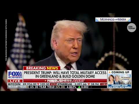 Donald Trump touts 'total access to Greenland'