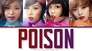 Download lagu SECRET (시크릿) Poison Color Coded Lyrics (Han/Rom/Eng) mp3