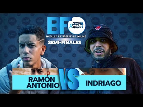 RAMÓN ANTONIO VS INDRIAGO - BATALLA SEMIFINALES - BFO - BATALLA DE FREESTYLE ONLINE - ZONA DE RAPPER