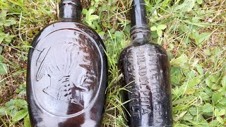 2021 Antique Bottle Digging Dump Digging #46 ~ JNO Wyeth, A.J. White &amp; Co Ltd., Log Cabin Syrup...