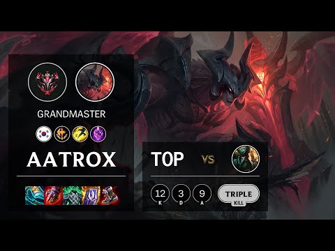 Aatrox Top vs Gangplank - KR Grandmaster Patch 11.5