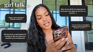 GRWM like were on facetime ♡ (except i'm oversharing & answering ur questions unfiltered  and RAW..)