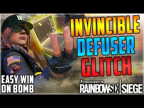 NEW INVINCIBLE DEFUSER GLITCH - NEVER LOSE ON BOMB WITH THIS!! - SUPER EASY - (Rainbow Six Siege)