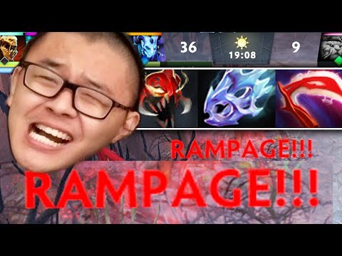 MidOne 19 Minutes 2x RAMPAGE Phantom Assassin OMG [2games] Dota 2
