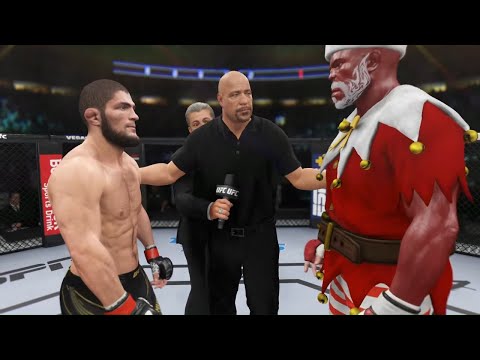 Khabib vs. Hulk Elf - EA Sports UFC 4 - Christmas Fight