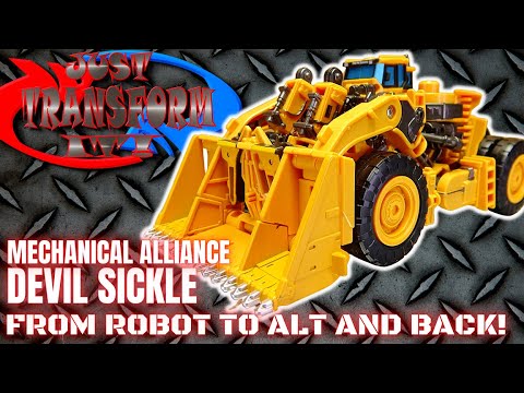 JUST TRANSFORM IT!: Mechanical Alliance Devil Sickle (KO Upscaled SS Scrapper)