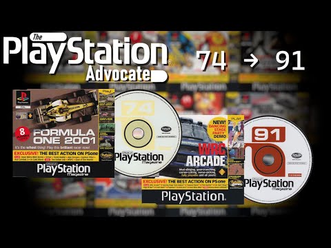 All The UK Magazine PS1 Demo Discs, 74 to 91