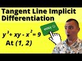 Download lagu Find the Tangent Line at a Specific Point EASILY TANGENT LINE EQUATION IMPLICIT DIFFERENTIATION mp3