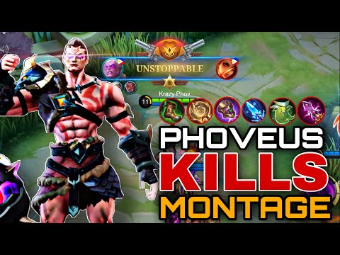PHOVEUS KILLS MONTAGE! THIS PHOVEUS ITEMS IS INSANE! MUST WATCH! | Mobile Legends