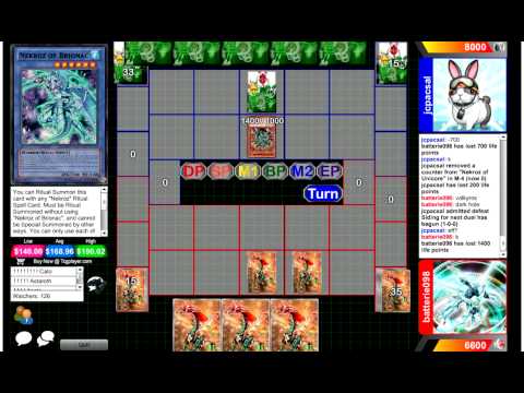 Competitive Yugioh Duels : Nekroz vs Volcanics - Damn Decree, you scary.