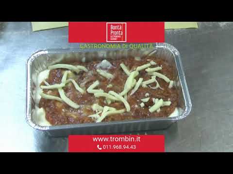 Lasagne alla bolognese gastronomia video, Piemonte version by Trombin