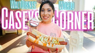 Casey's Corner Awesome Foot long Hot dogs! | Magic Kingdom | Walt Disney World