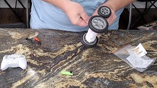 Installing batteries for remote control car - stunt car - rc
