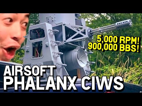 Airsoft Phalanx CIWS (Most Insane Airsoft Gun I've Ever Seen)