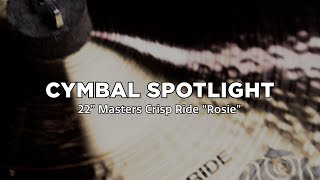 Video thumbnail for PAISTE CYMBALS - 22" Masters Crisp Ride "Rosie" by Paiste Cymbals