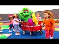 Barney Bumpin Up And Down In My Little Red Wagon Song