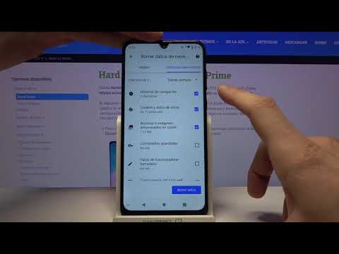 Cómo borrar el historial de navegación en ZTE Blade 10 Prime - eliminar datos de navegación Chrome
