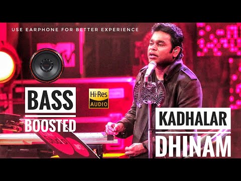 Enna Vilai Azhagaee |🎧| Kadhalar Dhinam ||| Bass Boosted Tamil Song ||| A R Rahman
