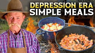 Great Depression Supper - Salt Pork Stew and Rice Pudding