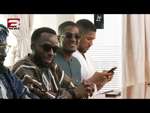 Anthony Joshua officially meets President Mahama at the Jubilee House