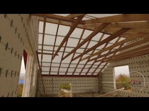 Executia acoperisului din tigla metalica.