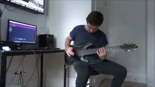 MESHUGGAH | Born In Dissonance | GUITAR COVER FULL (NEW SONG 2016) HD