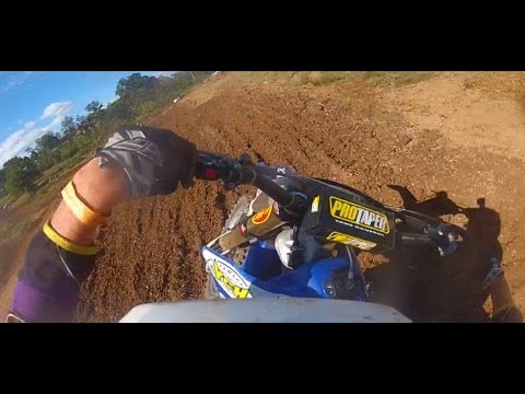 HELMET CAM: Broc Schmelyun - Sleepy Hollow 2 Stroke Shootout (125 A - Moto 1)