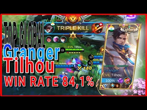 Granger Lightborn Overrider Top Global by Tilhou‼️Best build Win Rate 84.1%. Game For Life