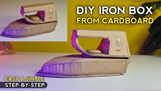 Cardboard se iron box kaise banaye | How to make Iron box with cardboard | #diy #viralvideo #craft