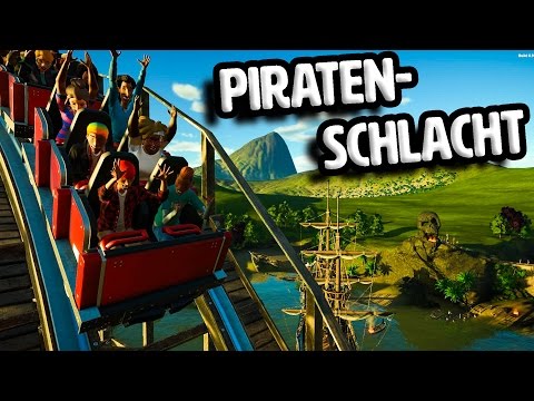 Planet Coaster German - Career Mode #1 - Pirate Battle - German Let's Play Gameplay