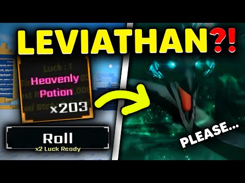 USING 203 HEAVENLIES For NEW 'LEVIATHAN' 1.7B AURA! | Sol's RNG