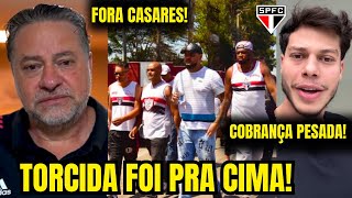 😱EXPLODIU A CRISE NO SÃO PAULO! Torcida contra Casares, Protestos na porta do CT e Mídia Reage