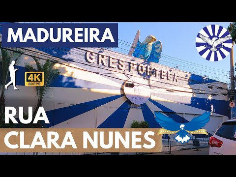 G.R.E.S PORTELA: Andando na Rua da Escola de Samba (Rua Clara Nunes) | Madureira, Rio de Janeiro RJ