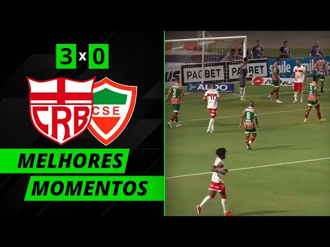 CRB wins and secures qualification for the semi-final in 1st place - CRB 3 X 0 CSE for Alagoano