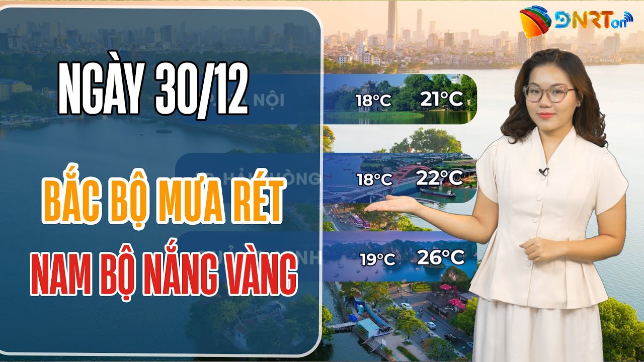 Dự Báo Thời Tiết Trưa 30/12 | Quảng Trị đẹp tựa trời Âu, Cần Thơ nắng đẹp rộn ràng lễ hội