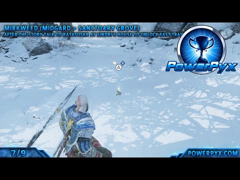 God of War Ragnarok - All Flower Locations (Nine Realms in Bloom Favor Walkthrough)