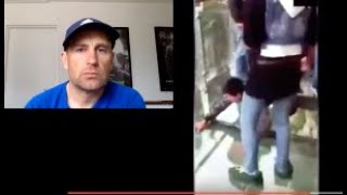 Petrified tourist breaks down in tears. Is he a coward?