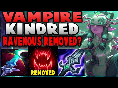 Vampire Kindred Is Getting A Huge Nerf! Try This Before Ravenous Is Gone! Season 12 Kindred Gameplay